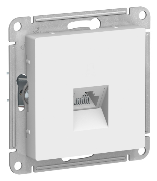 Купить Systeme Electric AtlasDesign Бел Розетка компьютерная RJ45, механизм