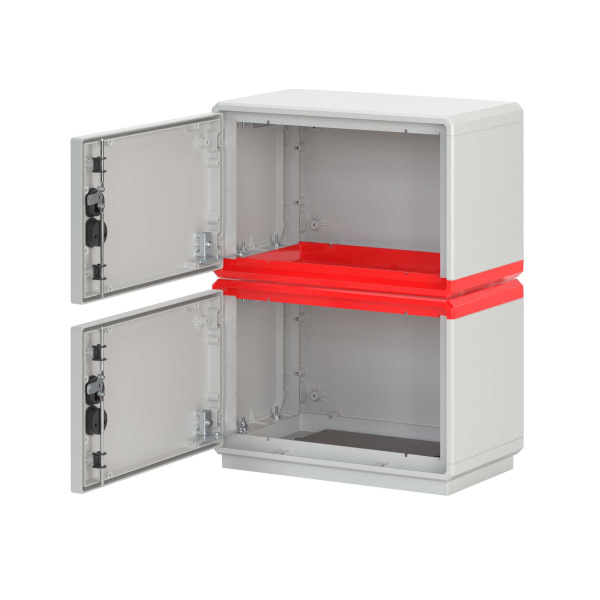 Купить DKC Комплект объединения шкафов Conchiglia, крыша-дно, Ш=580 мм, Г=460 мм