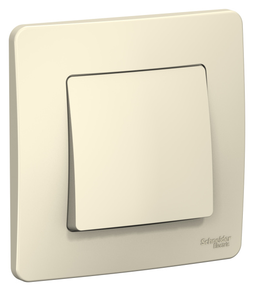 Купить Systeme Electric Blanca внутр Молочный Выключатель 1-клавишный, 6А, 250B