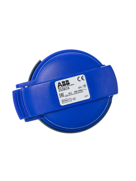 Купить ABB Easy&Safe Розетка кабельная 232EC6,32А,2P+E,IP44,6ч 2CMA102031R1000