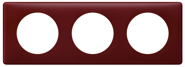 Legrand Celiane Перкаль бордо Рамка 3-я (2+2+2 мод) 066753