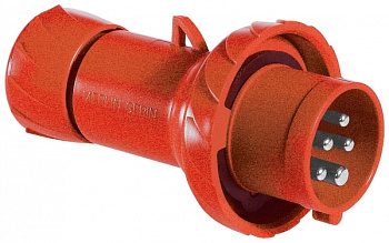 SE PratiKa Вилка кабельная, быстрозажимное соединение, 32А 3P+N+E IP67 380В PKX32M735