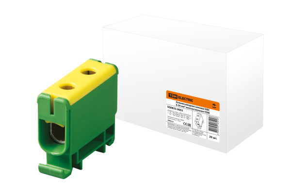 TDM Клемма вводная силовая КВС  6-50 кв.мм. желтая/зеленая SQ0833-0003