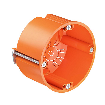 OBO Bettermann Монтажная коробка для полой стены, Ø68mm, H47 mm, без галогена, IP30, 6 вводов 2003802