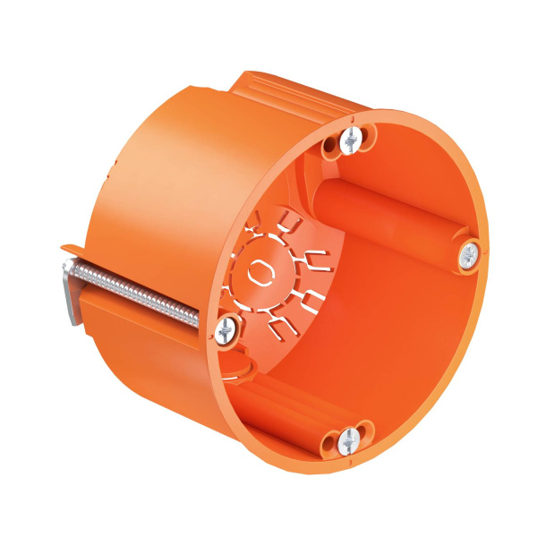 OBO Bettermann Монтажная коробка для полой стены, Ø68mm, H47 mm, без галогена, IP30, 6 вводов 2003802