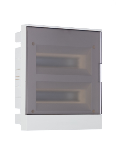 ABB Basic E Бокс в нишу 24М серая прозрачная дверь (c клеммами) 1SZR004002A1207