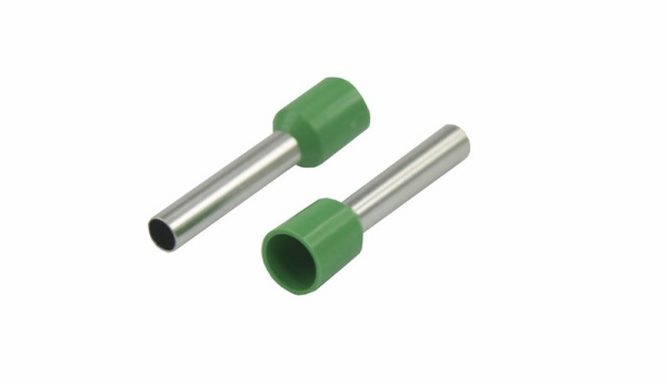 Наконечник штыревой втулочный изолированный F-18мм 6мм² (НШВи 6.0-18) зеленый Rexant 08-1824
