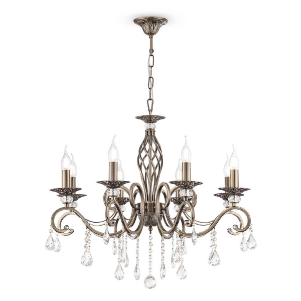 Maytoni Royal Classic Grace Латунь Люстра 8xE14 60W RC247-PL-08-R