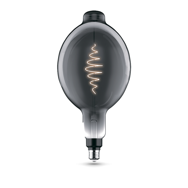 Купить Gauss Лампа Filament BT180 8.5W 165lm 1800К Е27 gray flexible LED 152802005