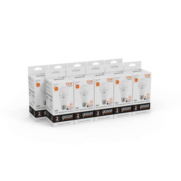 Купить Gauss Лампа Elementary A67 35W 2670lm 3000K E27 LED 70215