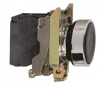 SE XB4 Кнопка с возвратом черная 1НО XB4BA21