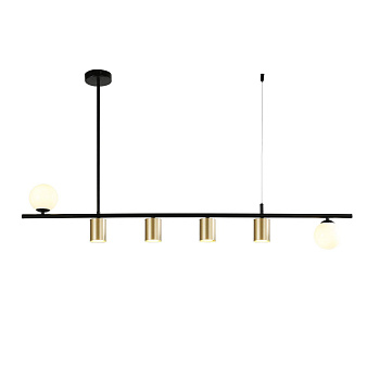 Favourite Подвесная люстра Frigus L1200*W100*H670 2*G9LED*5W + 4*GU10LED*5W, excluded 4040-6P