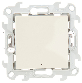 Simon 24 Слоновая кость Одноклавишный переключатель с подсветкой Push&Go 2420204-031
