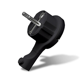 UNIVersal Вилка-невидимка Черн с/з 16А 250В 5565419