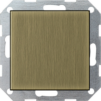 Gira S-55 Бронза Заглушка с опорной платой 0268603