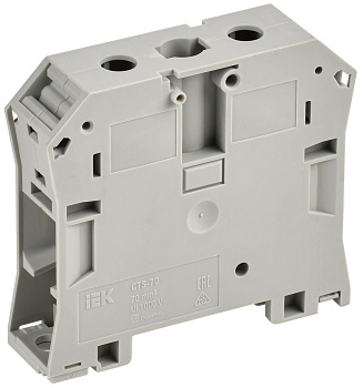 IEK Колодка клеммная CTS с шестигранником 70мм2 серая