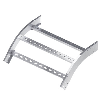 DKC Угол вертикальный внешний 45 градусов, 80х600 R600 в комплекте с крепежными элементами и соединительными пластинами, необходимымидля монтажа