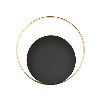 Vele Luce Saturno Бра Modern L260*W130*H260 латунь, черный | brass, black металл | metal VL5764W11