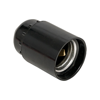 EKF PROxima Патрон карболитовый подвесной Е27 черн. индивидуальный пакет