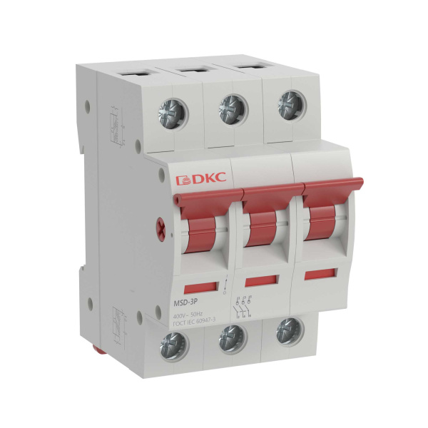 DKC YON max Выключатель нагрузки модульный MSD 3P 40A