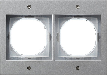 Gira TX-44 Алюминий Рамка 2-ая 021265