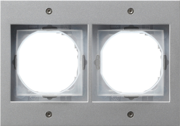 Gira TX-44 Алюминий Рамка 2-ая 021265