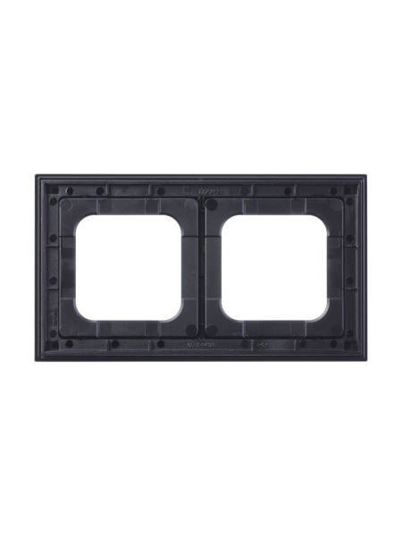 Купить ABB Axcent металл/матовый черный Рамка 2-постовая 2CKA001754A4709