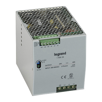 Legrand 3-фазный Импульсный источник питания 24В 960Вт 40A 146636
