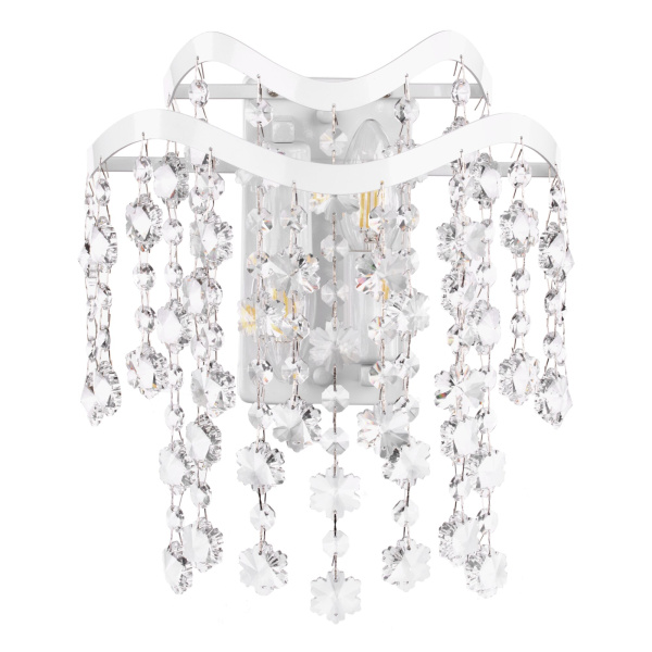 Купить Freya Crystal Charlotte Белый Бра E14 40W FR1001WL-02W