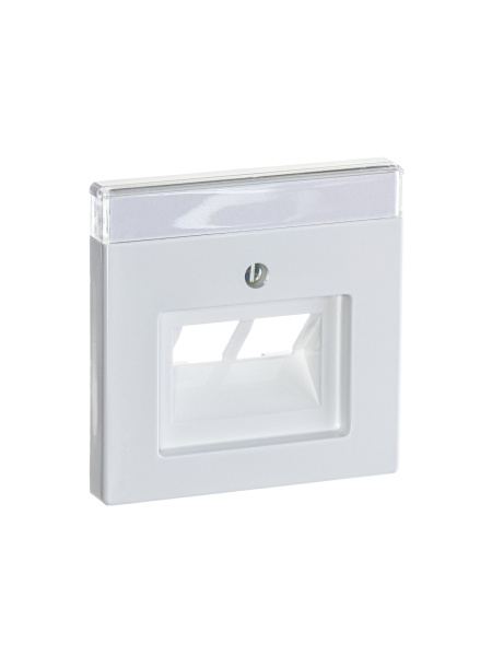 Купить ABB BJE Solo/Future Бел Накладка 2-ой ТЛФ и комп розетки наклонной (мех214/15/17) 2CKA001710A1551