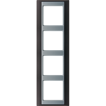 JUNG А Plus Антрацит/Алюминий Рамка 4-ая AP584ANTAL