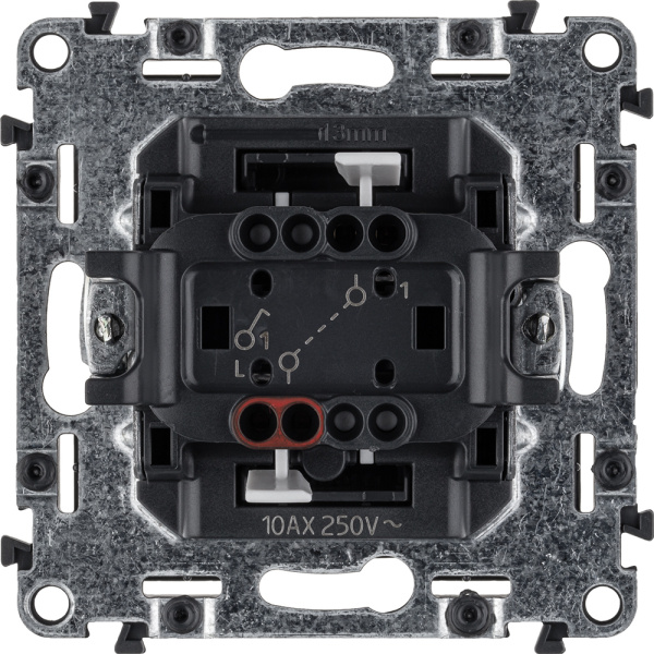 Купить Legrand Valena ALLURE DIY Антрацит Выключатель 1-клавишный 10А 250В 752911