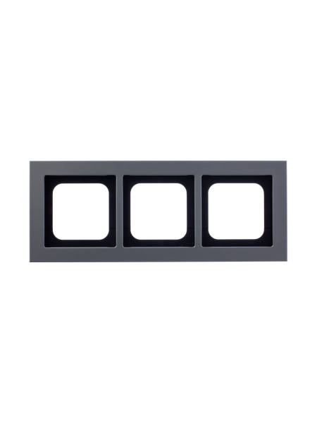 Купить ABB Axcent металл/платина Рамка 3-постовая 2CKA001754A4690