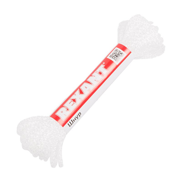 Шнур 3мм 10м (белый) Rexant 77-0310-1