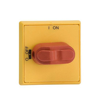 ABB OHYS1AH1 Ручка управления (желто-красная)для управления через д верь рубильниками типа OT16..80F 1SCA105291R1001