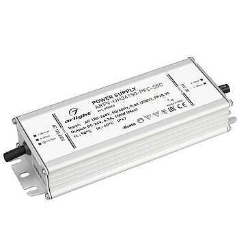 Arlight Блок питания ARPV-UH24150-PFC-55C (24V, 6.3A, 150W) (IP67 Металл, 5 лет) 025045