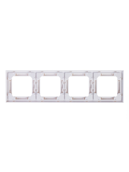 Купить ABB EPJ Levit белый / белый Рамка 4 поста 2CHH015040A6003