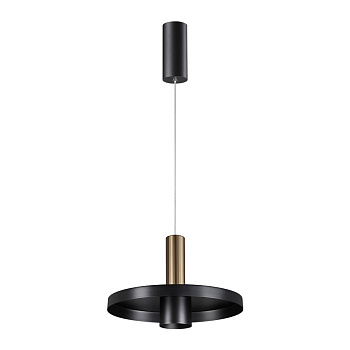 Novotech 358984 OVER NT22 бронза светлая/черный Светильник светодиодный накладной, провод 2м IP20 LED 4000K 15W 220V ALBA