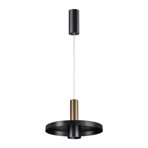 Novotech 358984 OVER NT22 бронза светлая/черный Светильник светодиодный накладной, провод 2м IP20 LED 4000K 15W 220V ALBA