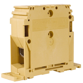 DKC GPA.150/FIX, силовой зажим кабель/кабель бежевый 150 кв. мм/крепление на плату