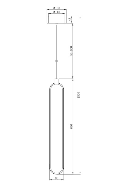 Купить Maytoni Modern Chain Матовое Золото Светильник подвесной MOD017PL-L13G