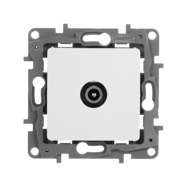 Купить Legrand Etika Белый Розетка TV проходная, 15дБ 672263