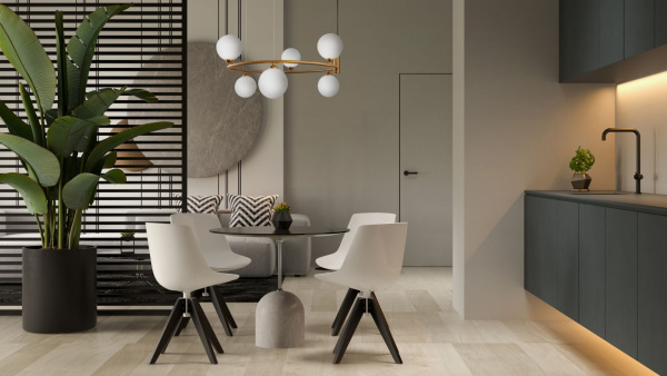 Купить Maytoni Modern Ring Латунь Подвесной светильник MOD013PL-06BS