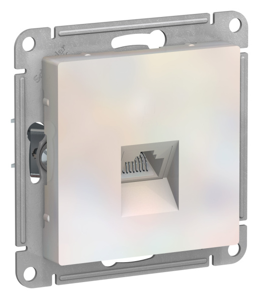 Купить Systeme Electric AtlasDesign Жемчуг Розетка компьютерная RJ45, механизм