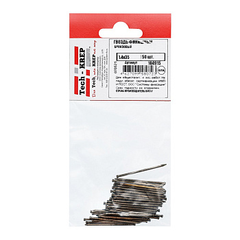 Tech-Krep Гвоздь финишный бронзовый 1,4х35 (50 шт) - пакет 104915