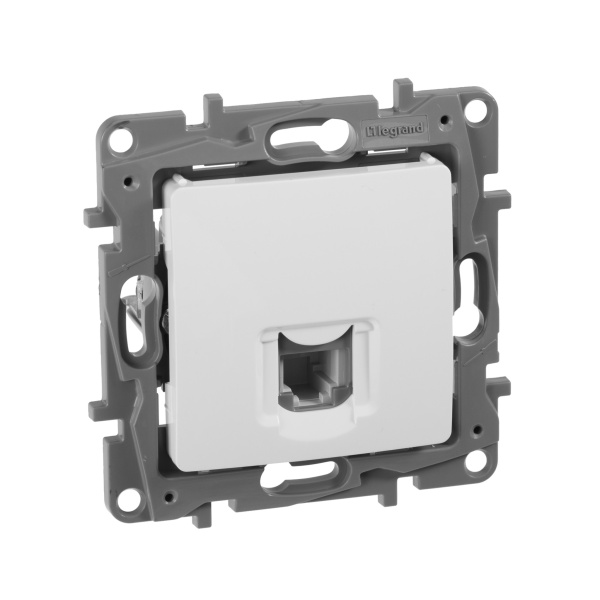 Legrand Etika Белый Розетка тел. (RJ11) 672240