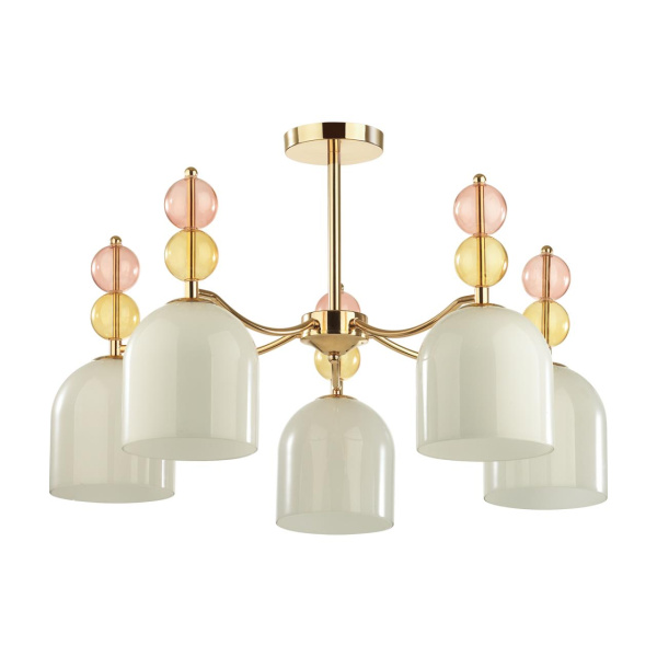 Lumion 4589/5C MODERNI LN22 127 золотой Люстра потолочная E27 5*40W 220V GILLIAN