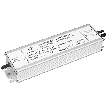 Arlight Блок питания ARPV-UH24320A-PFC-DALI-PH (24V, 13.3A, 320W) (IP67 Металл, 7 лет) 025654(1)
