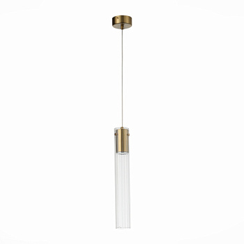 ST LUCE  SL1229.303.01 Подвес Латунь/Прозрачный GU10 1*5W