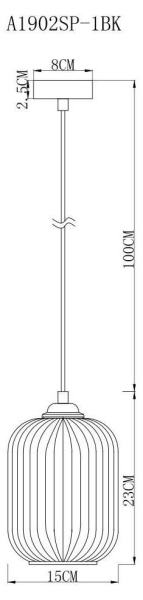 Купить Arte Lamp A1902SP-1BK Подвесы